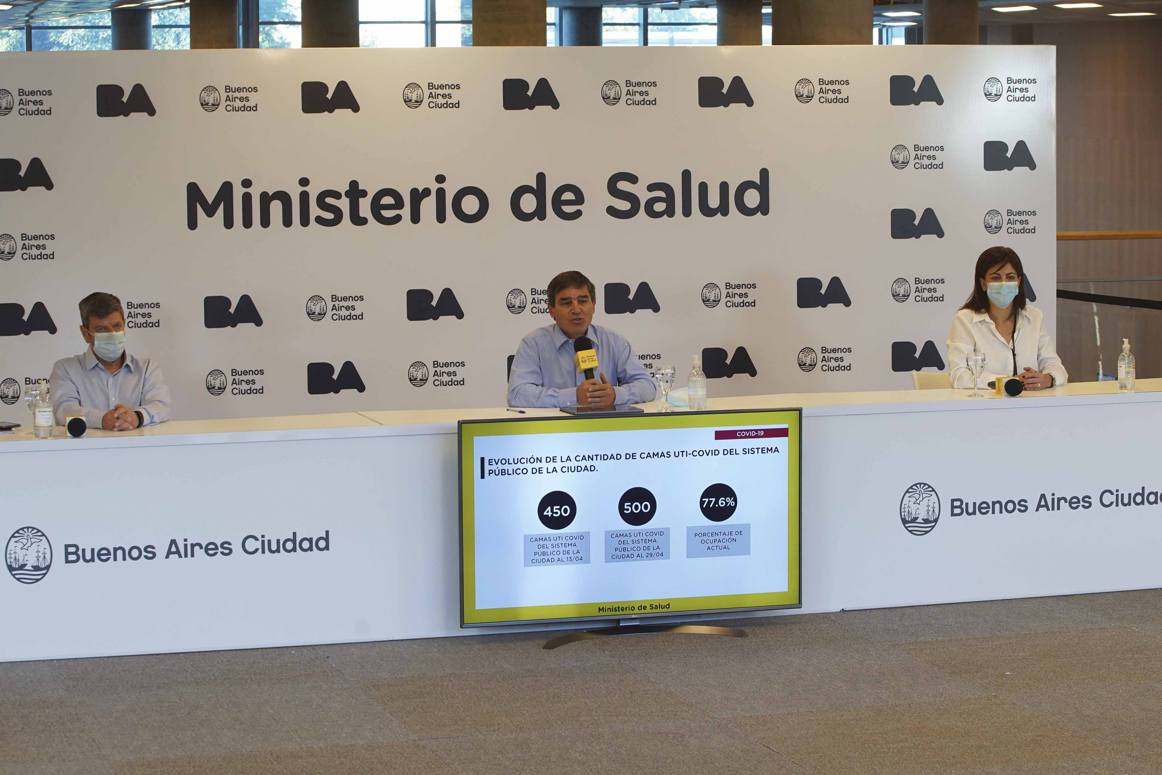 Coronavirus: el Ministerio de Salud porteño brindó detalles sobre la situación sanitaria