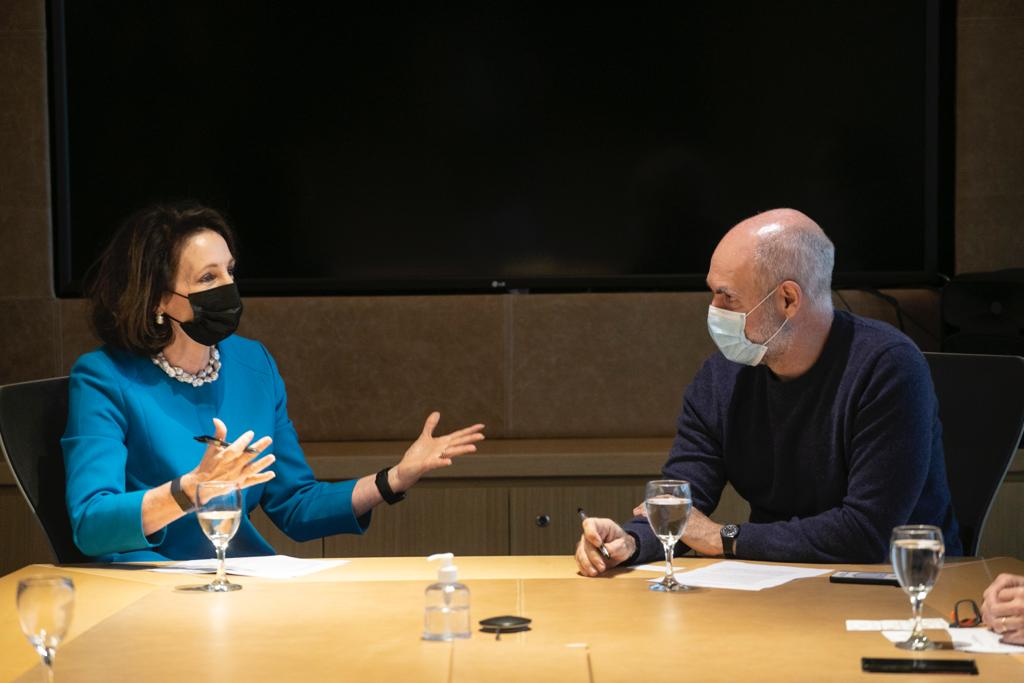 Horacio Rodriguez Larreta recibió a Marykay Carlson, Encargada de Negocios de los Estados Unidos