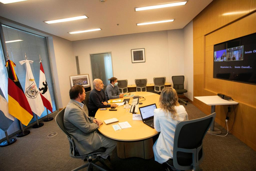 Reunión con el alcalde de Berlín