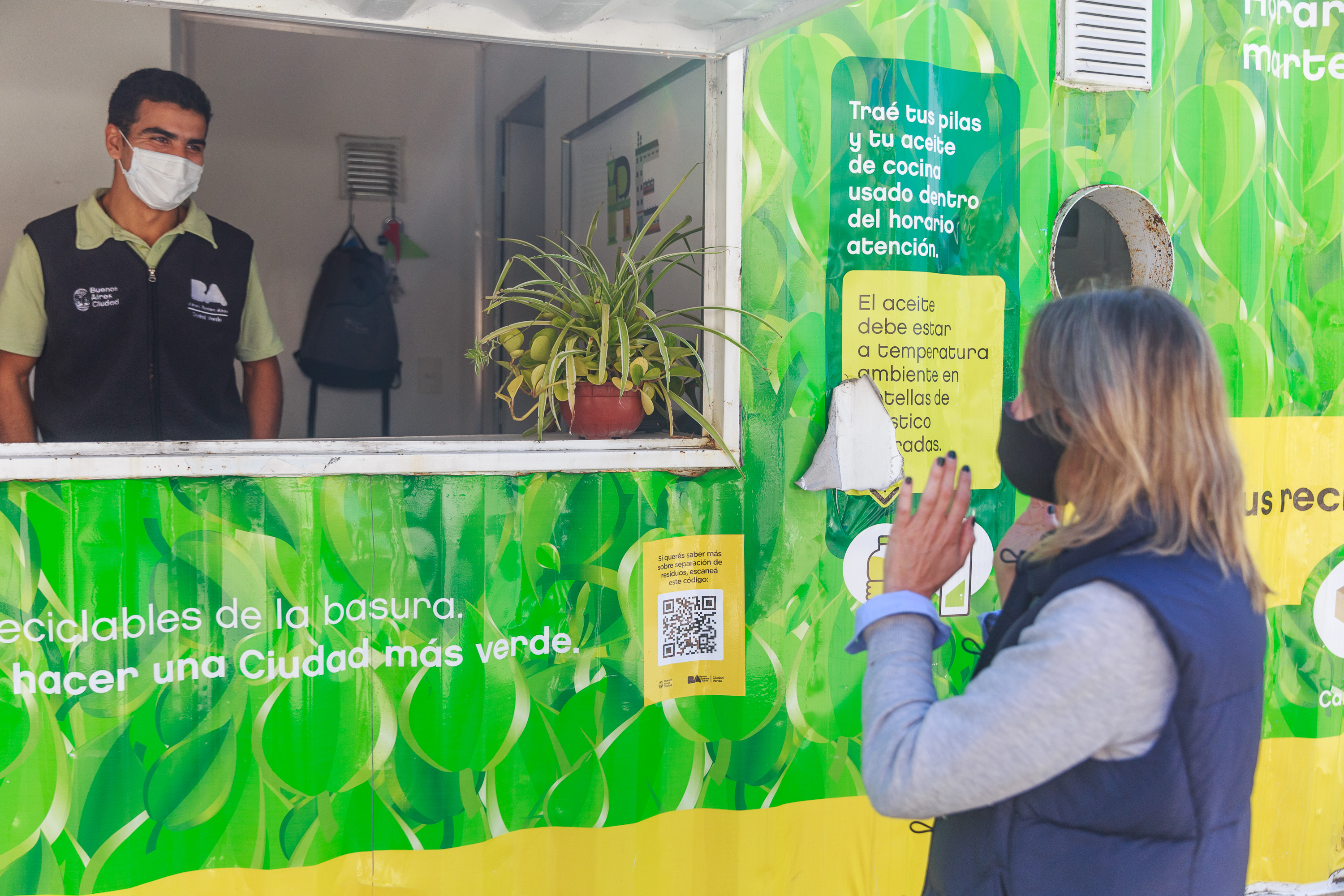 Nuevo Punto Verde y repavimentación para el Barrio Rodrigo Bueno
