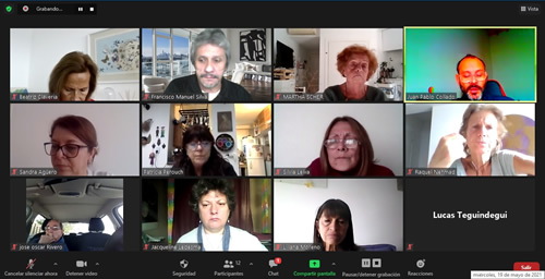 El Grupo de Salud realizó su tercera reunión en modo remoto