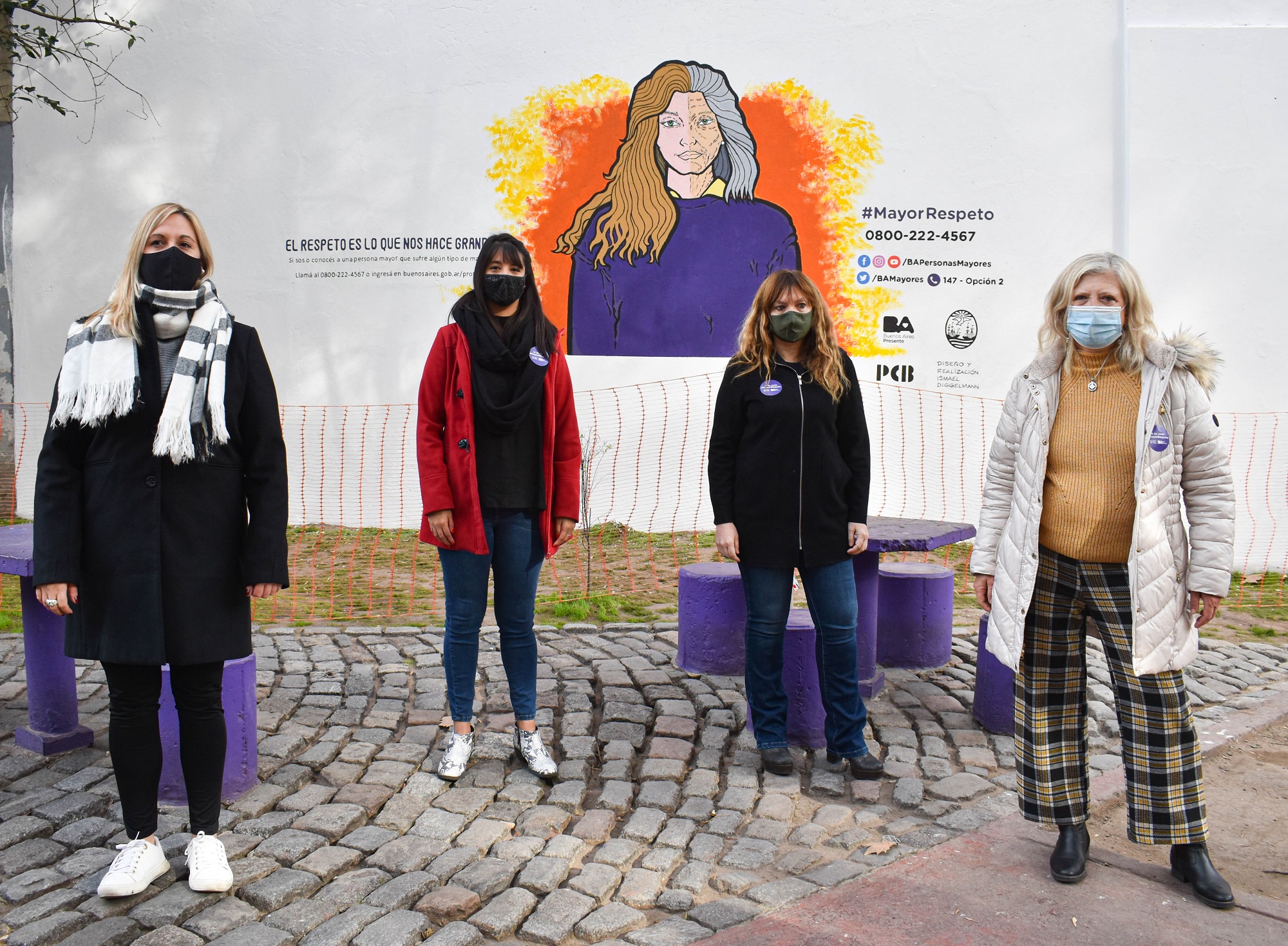 La Ciudad renovó su campaña de concientización sobre el maltrato hacia las personas mayores