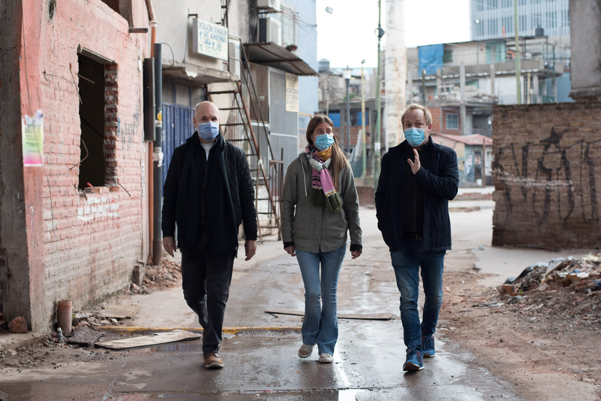 Visita al Barrio Mugica