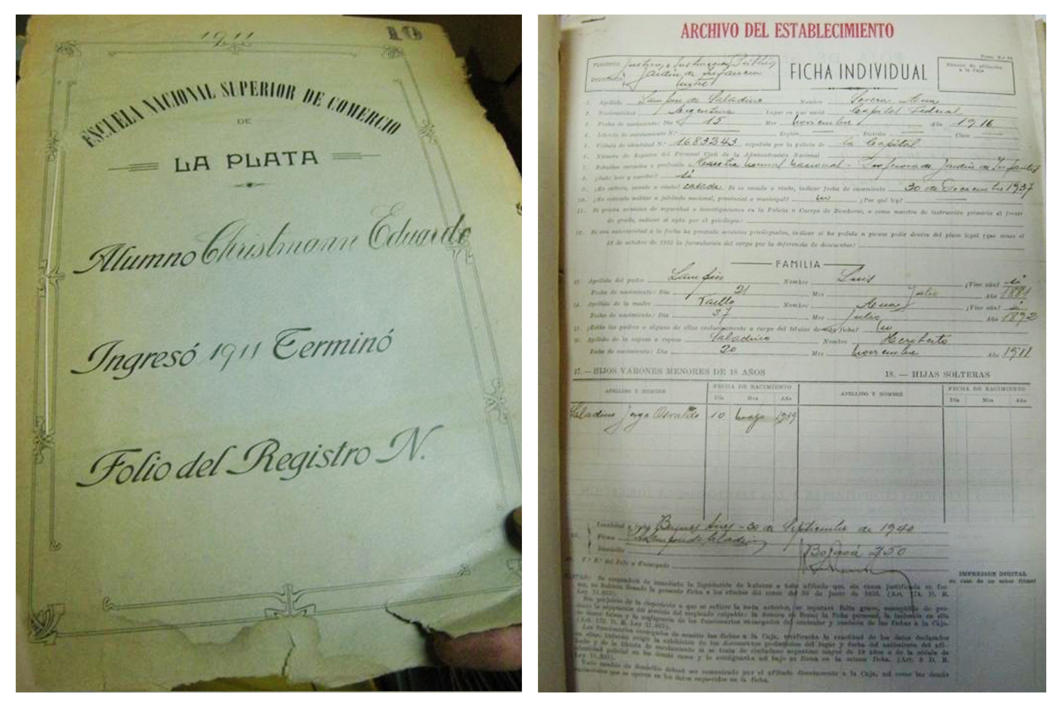 El legajo del estudiante: la escuela escribe la biografía de cada alumno