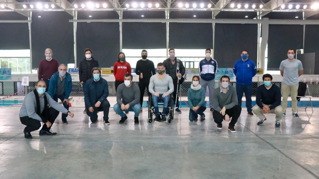 Legisladores porteños visitaron a atletas paralímpicos que se entrenan en el Parque Olímpico