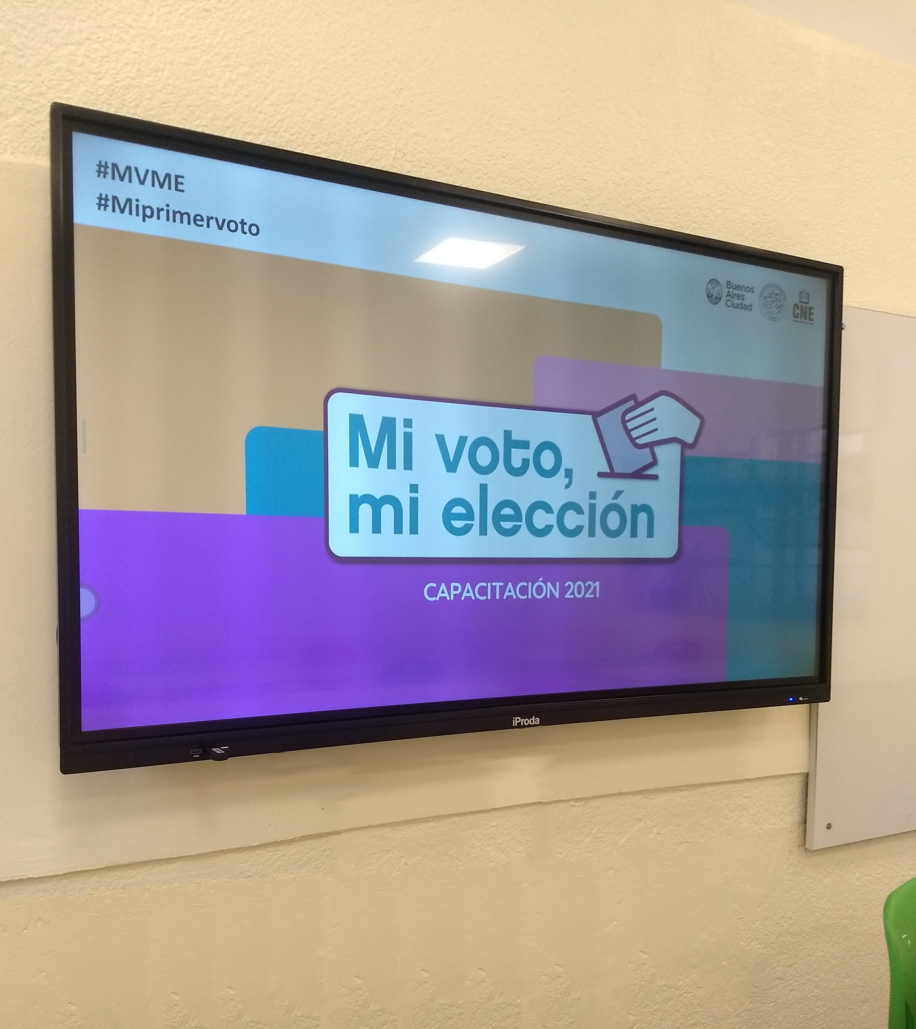 “Mi voto, mi elección” acompañó el regreso a la presencialidad escolar