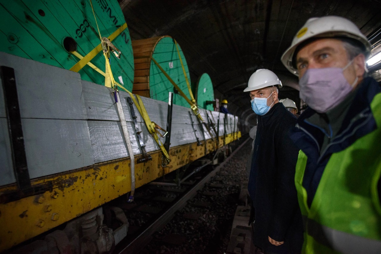 Rodríguez Larreta recorrió anoche las obras de repotenciación de la Línea D del Subte