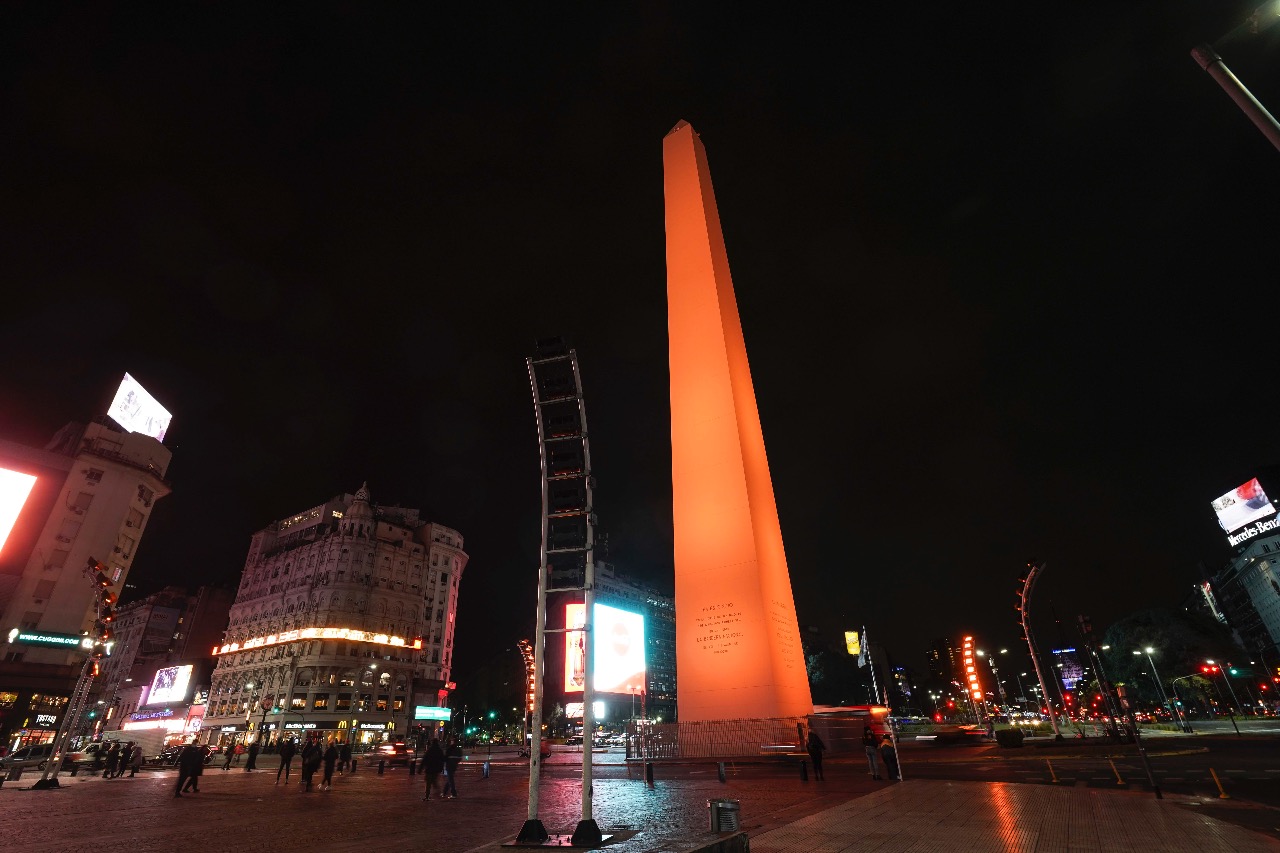 El Gobierno porteño ilumina distintos monumentos los días 27 y 28 de julio