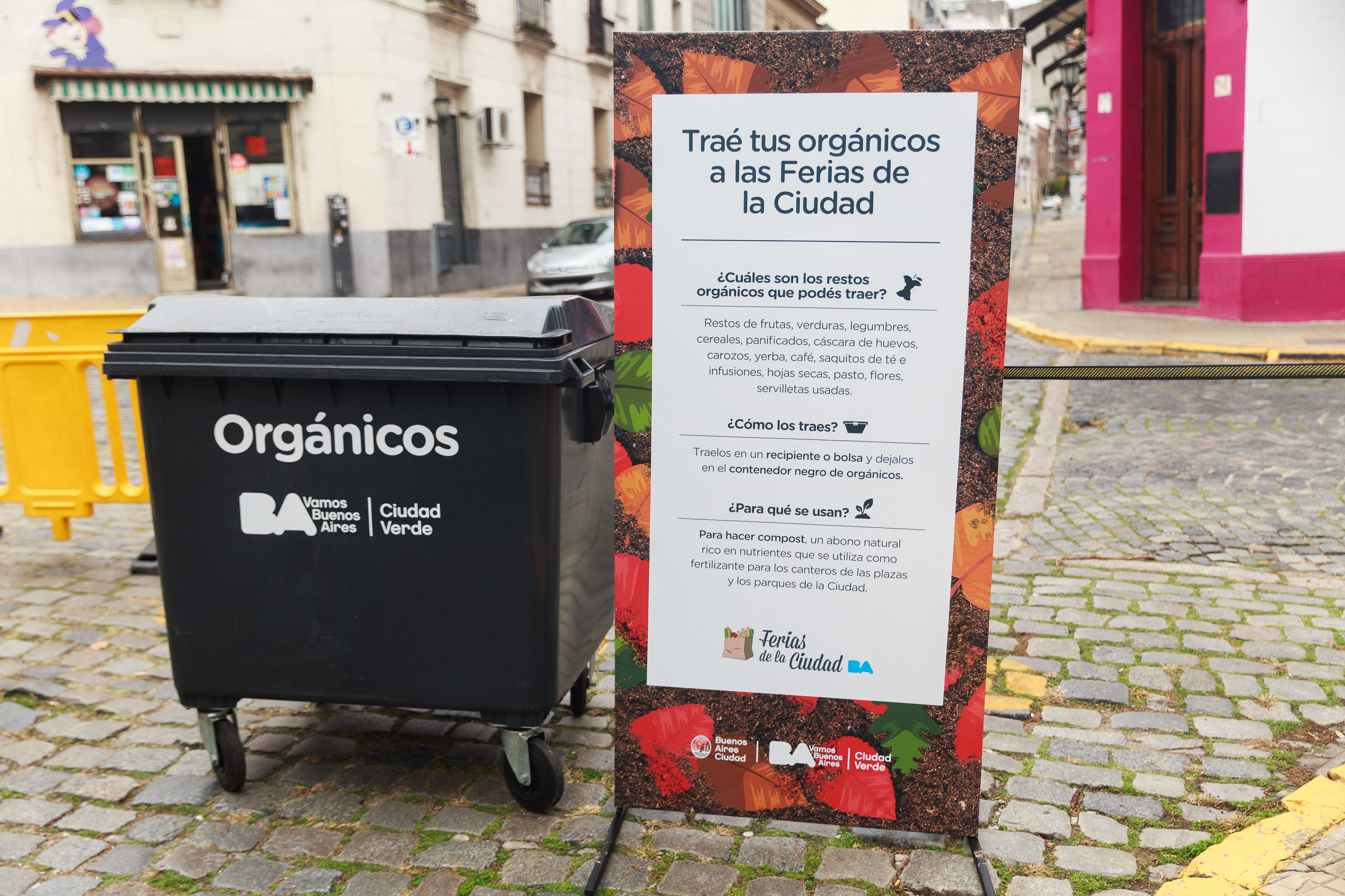 Residuos orgánicos: en tres meses se recolectaron más de nueve mil kilos en las ferias barriales