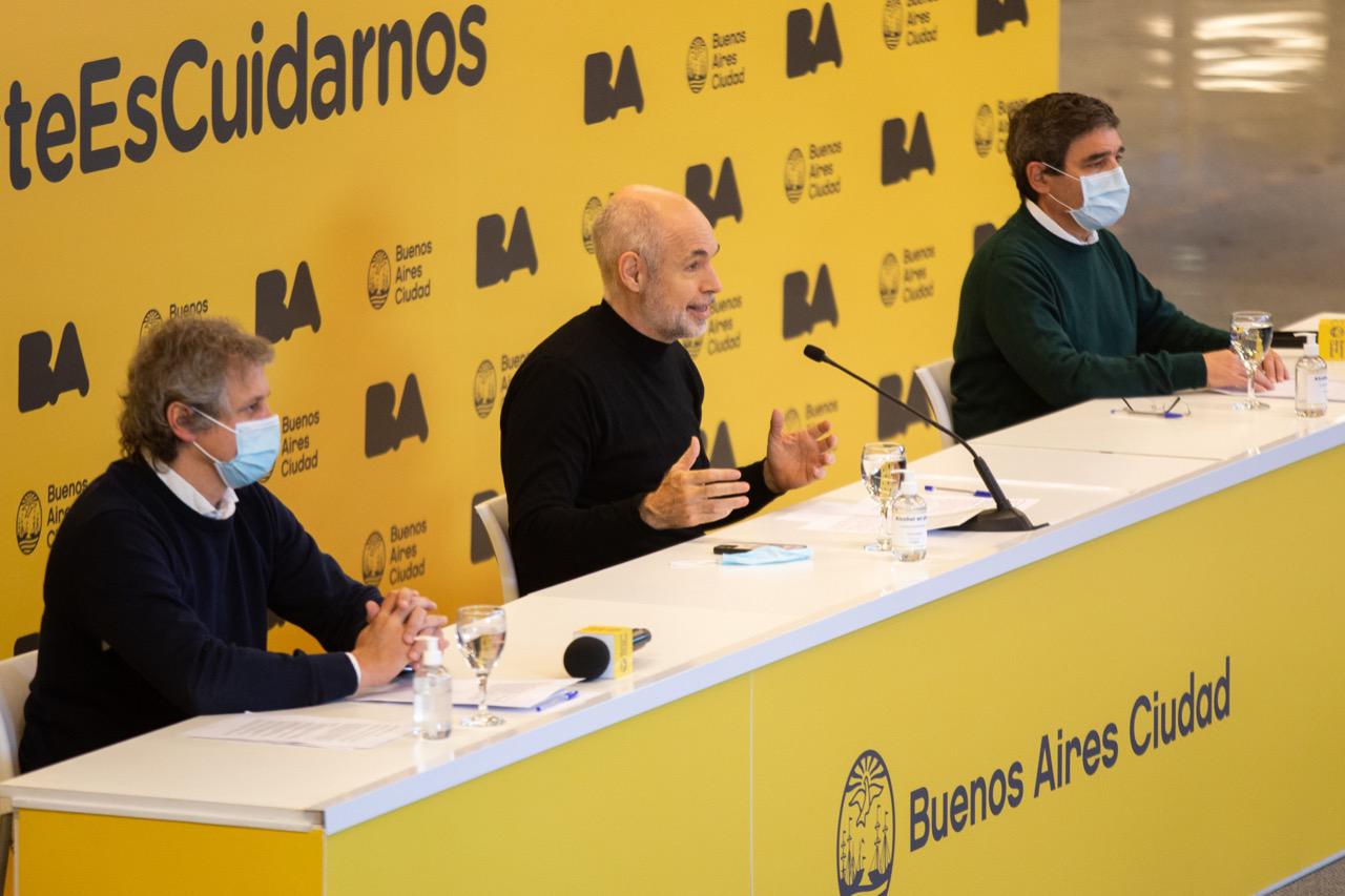 Rodríguez Larreta: “El objetivo es que se pueda completar lo antes posible el esquema de vacunación"