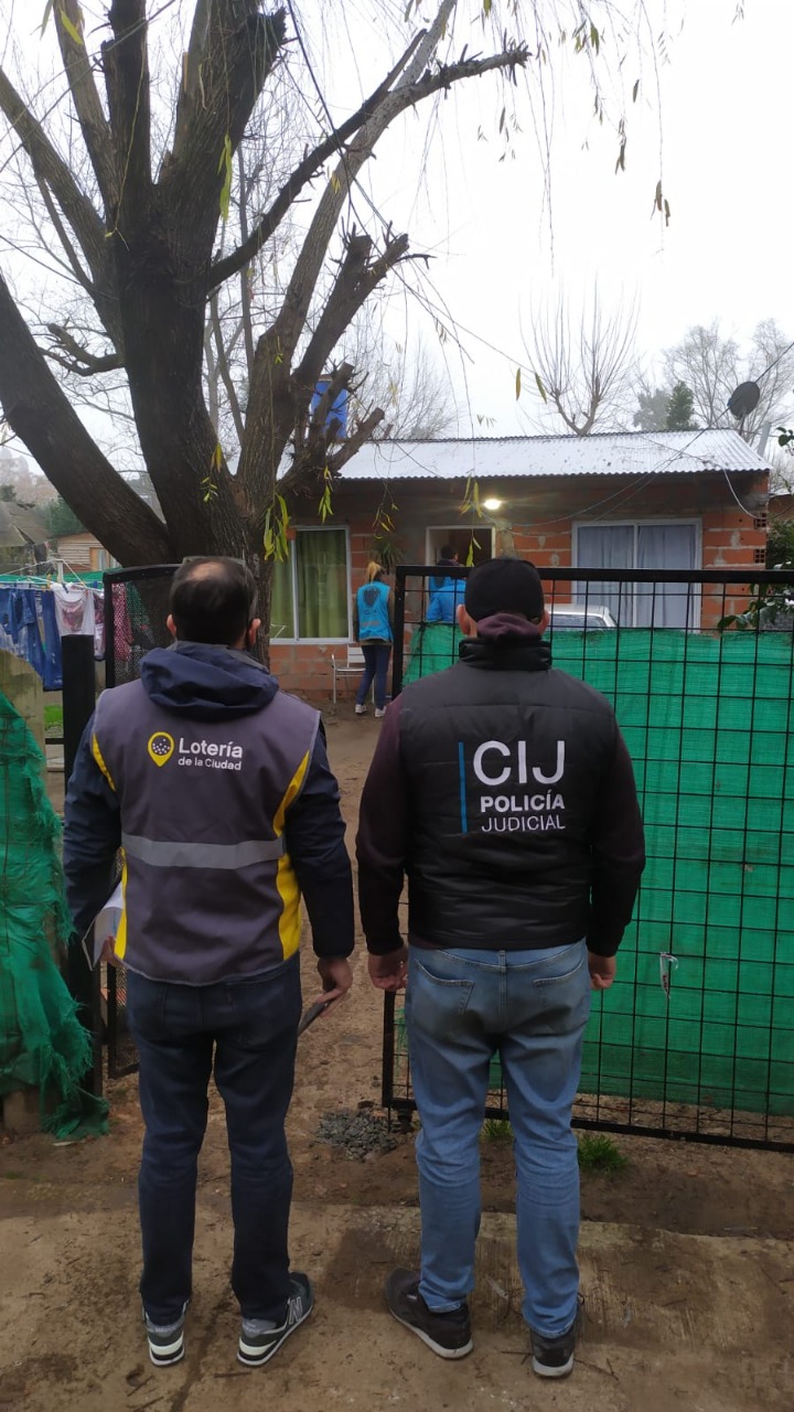 Producto de una denuncia de LOTBA se realizó un nuevo allanamiento contra juego clandestino