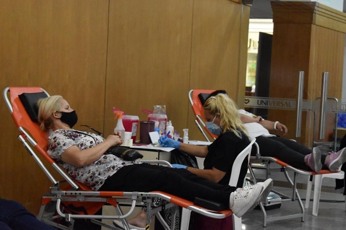 Donación de sangre en agosto