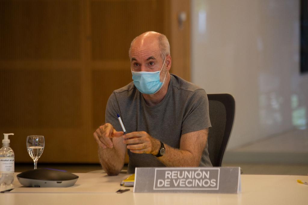 Reunión virtual de vecinos y vecinas de Colegiales con Horacio