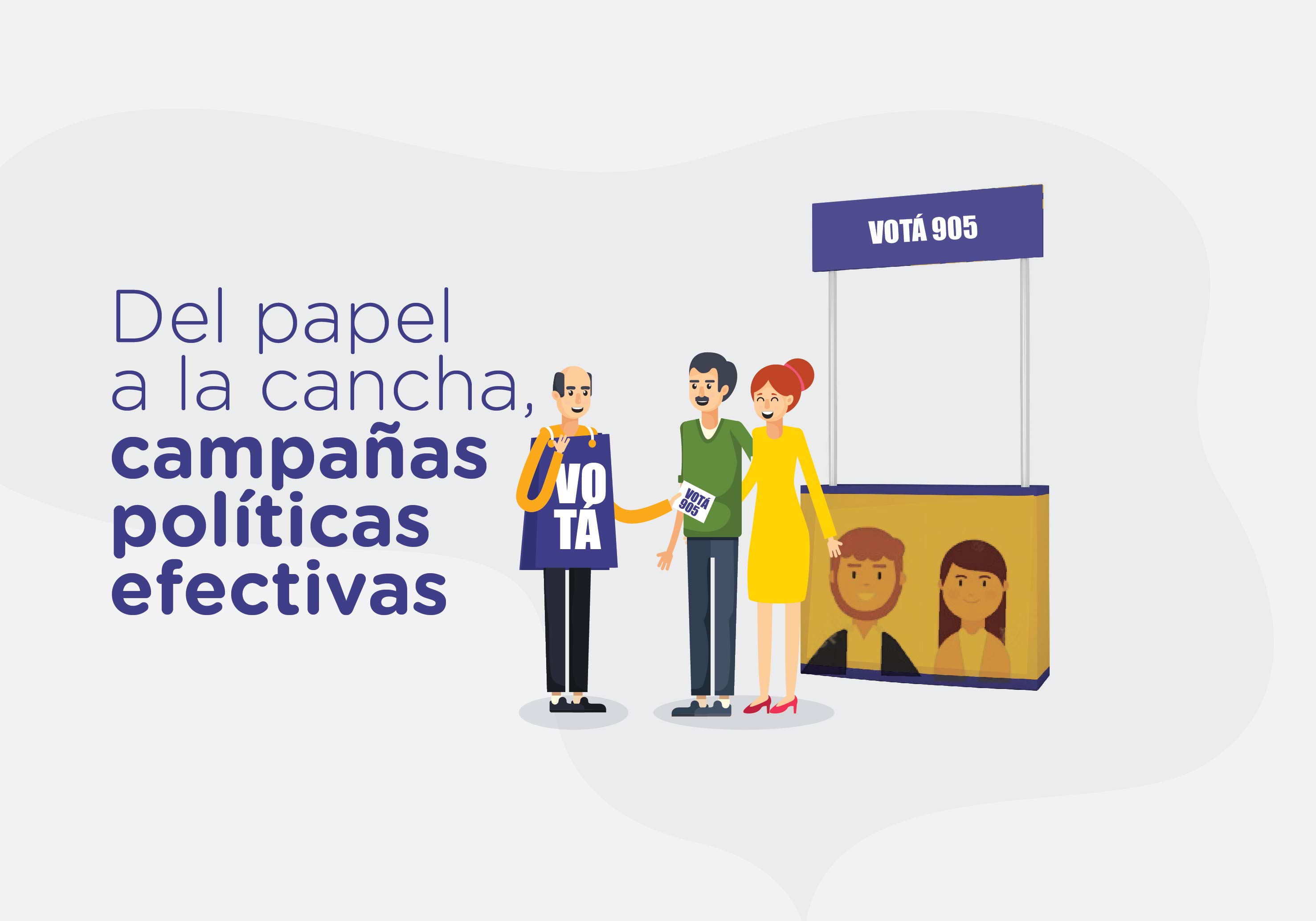 ¡Nuevo curso!  Del papel a la cancha, campañas políticas efectivas 
