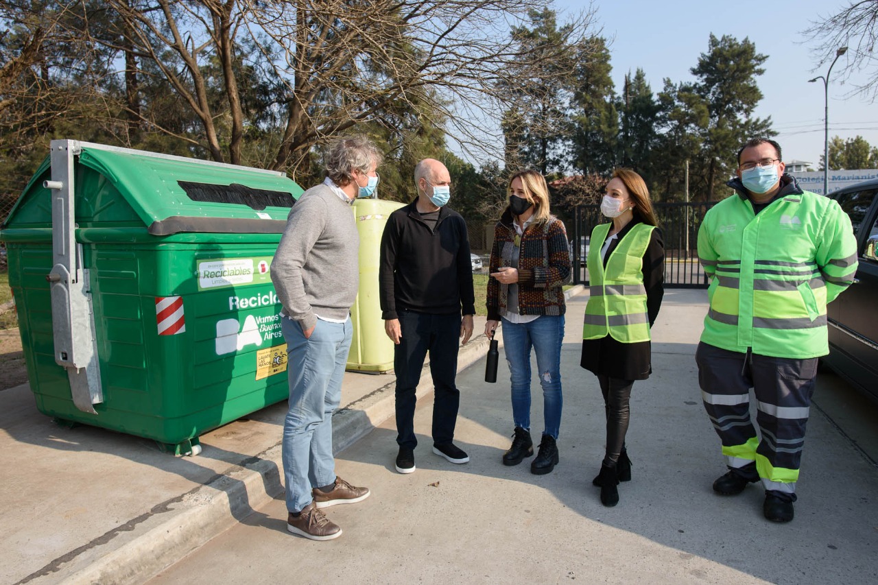 La Ciudad ya tiene contenedores verdes a menos de 150 metros de las casas de los porteños