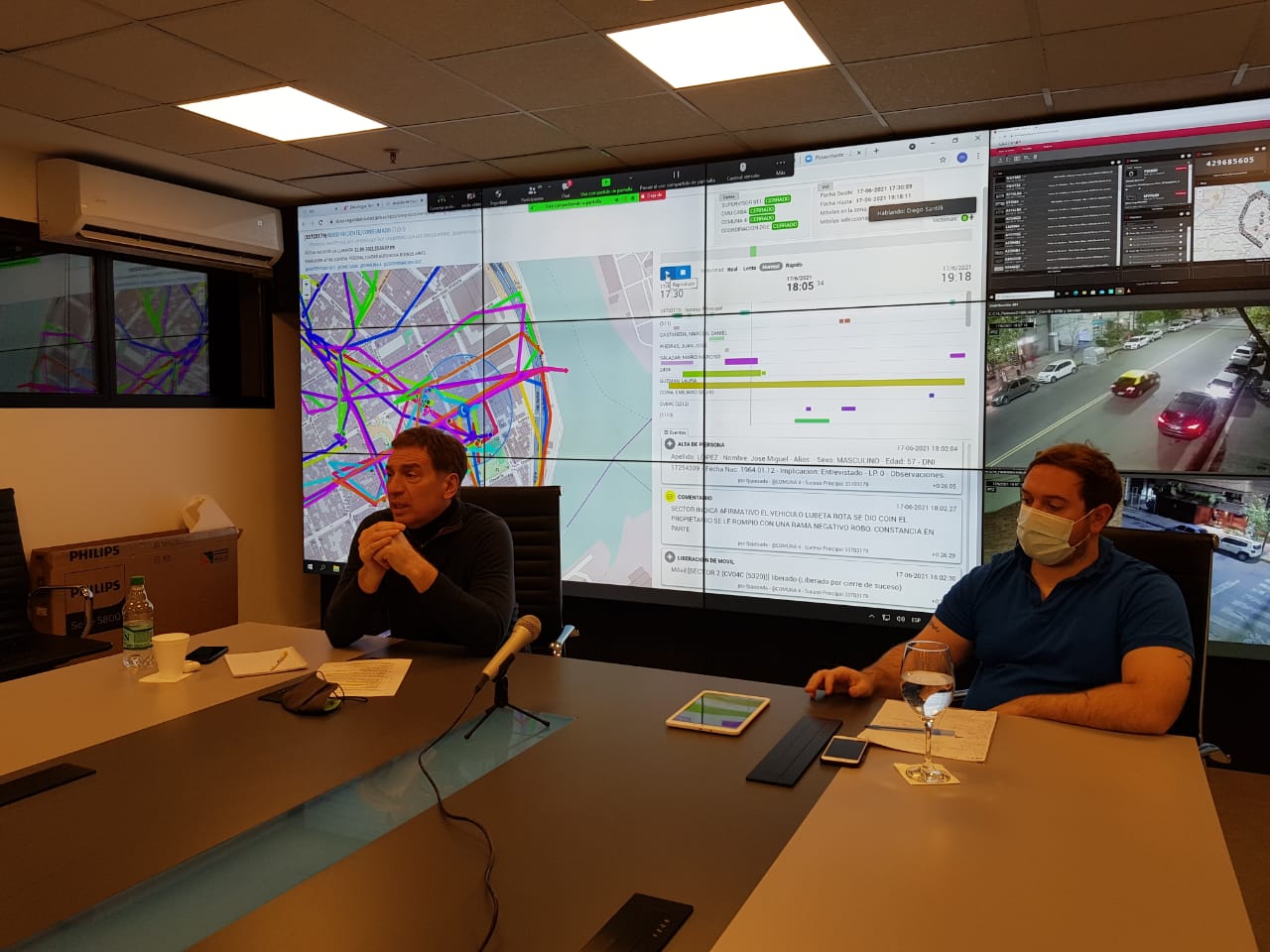 Reunión virtual de vecinos y vecinas con Diego