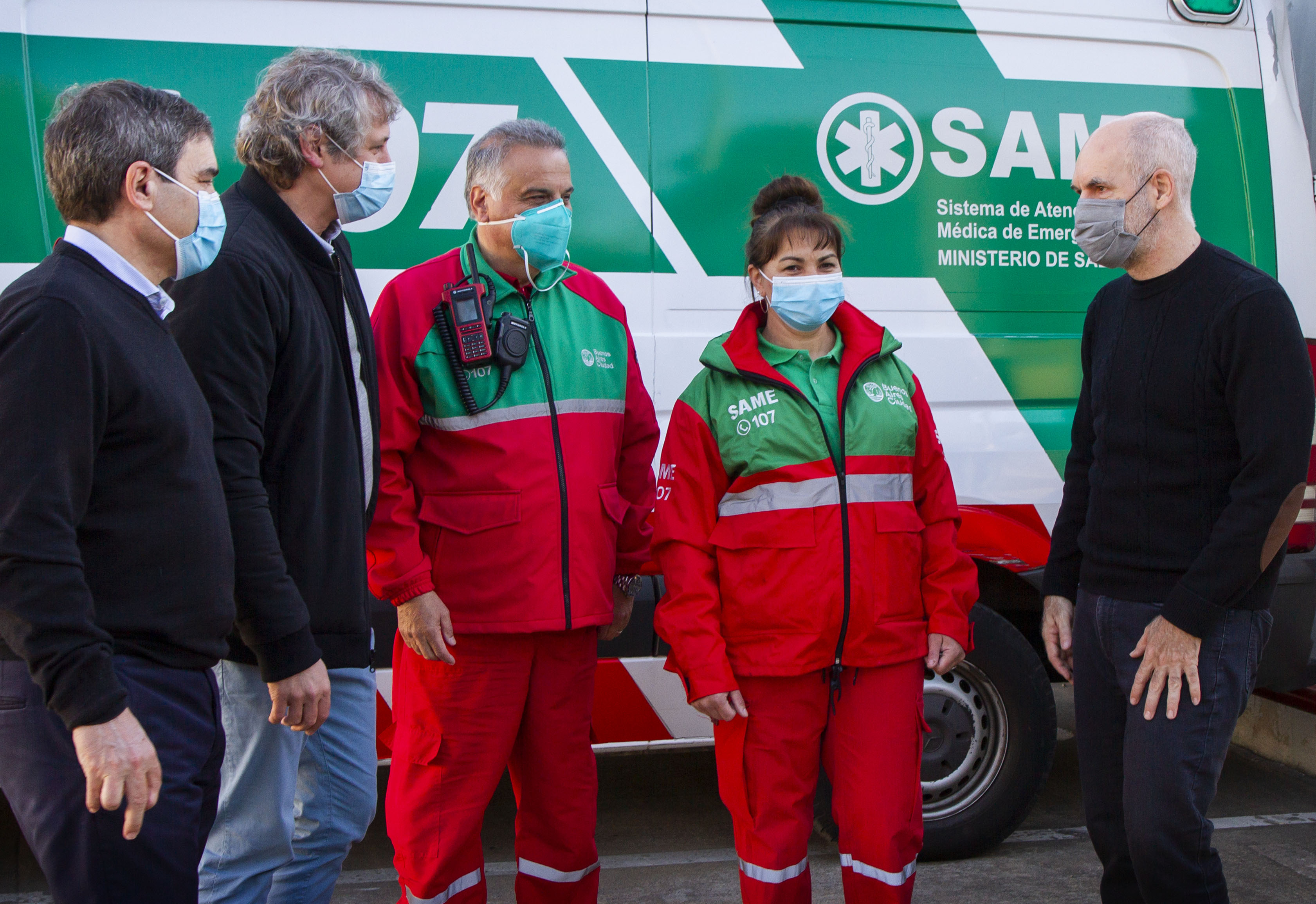 Rodríguez Larreta participó de la celebración de los 30 años del SAME