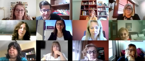 Dimensión Género recibió a la Directora de la DG de la Mujer 