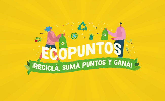 Programa Ecopuntos: reciclá, sumá puntos y ganá