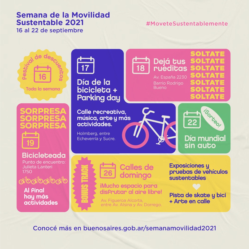 Comienza la Semana de la Movilidad Sustentable 2021