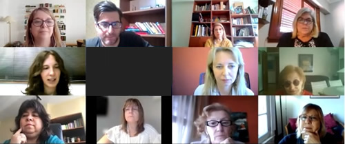 Dimensión Género realizó la sesión correspondiente a septiembre