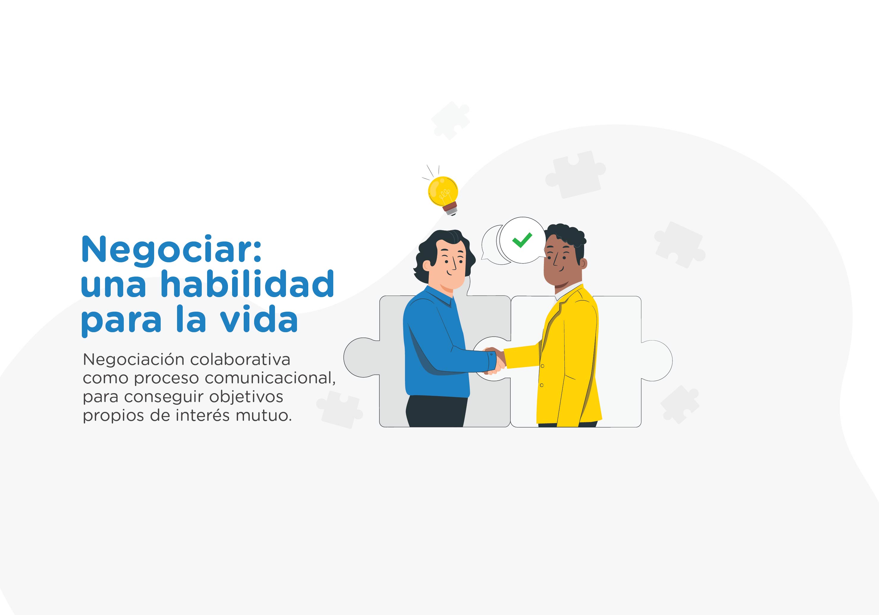 ¡Nuevo curso!   Negociar: una habilidad para la vida