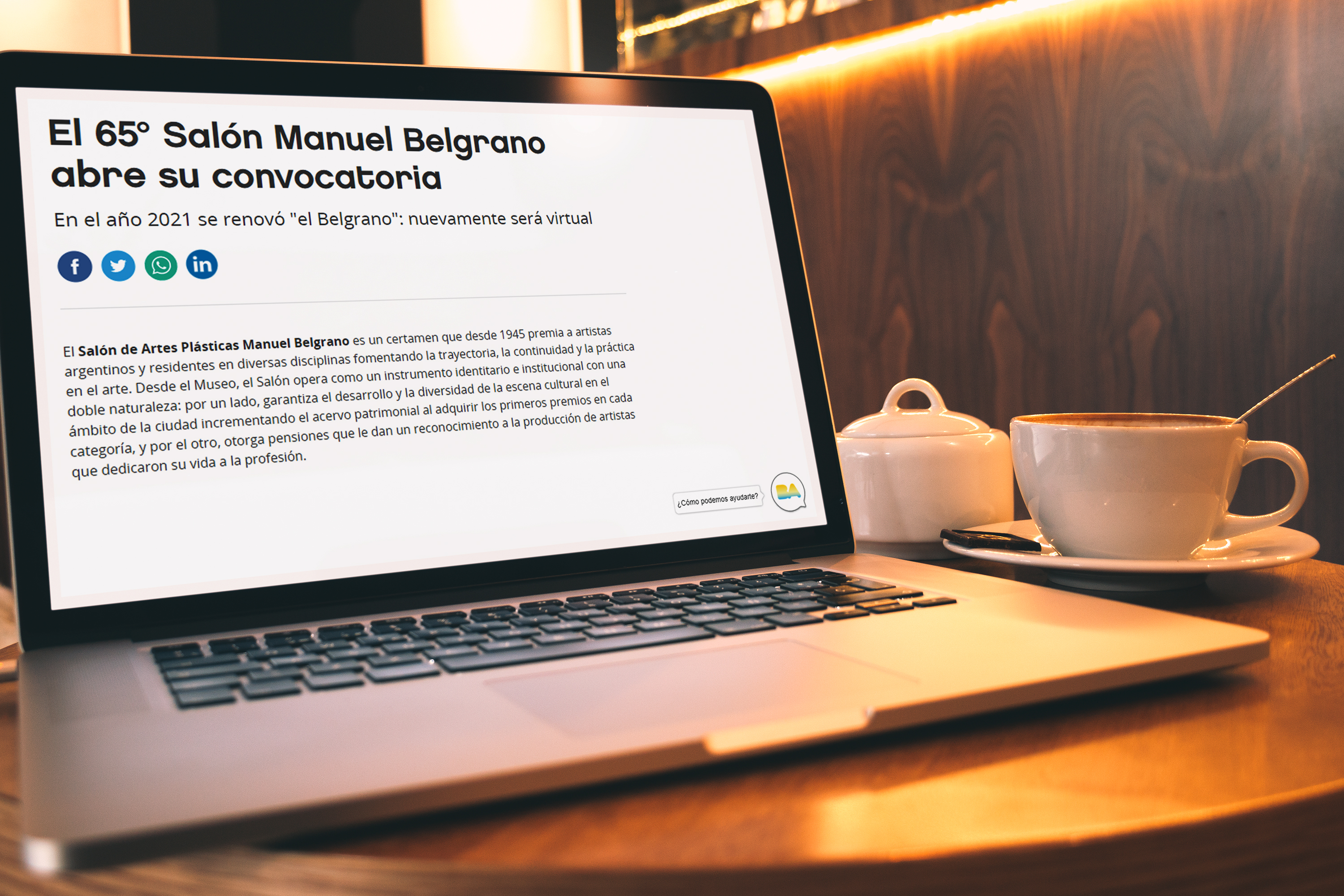 Último día de la convocatoria del 65° Salón Manuel Belgrano