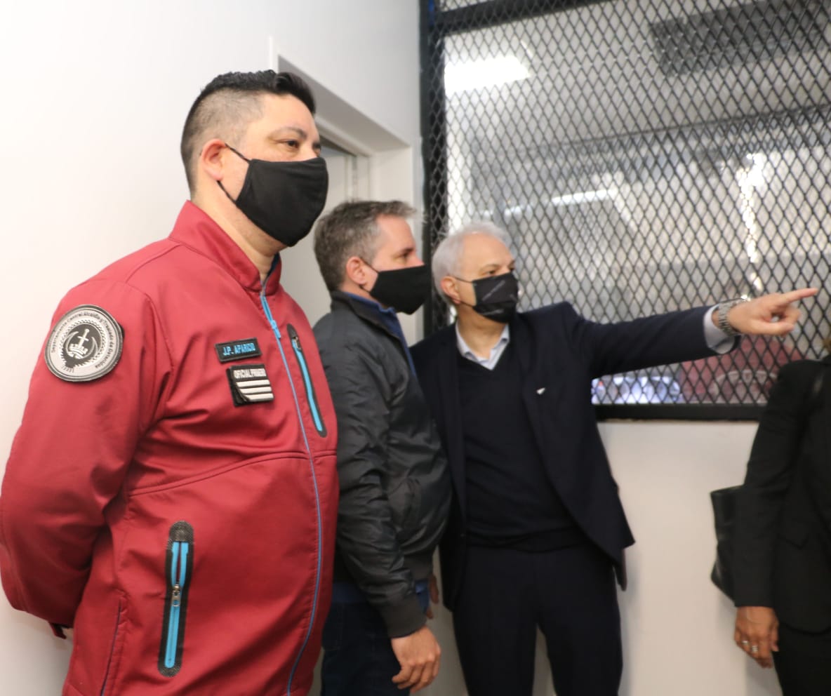 D´Alessandro y Maques recorrieron una nueva alcaidía en la Ciudad