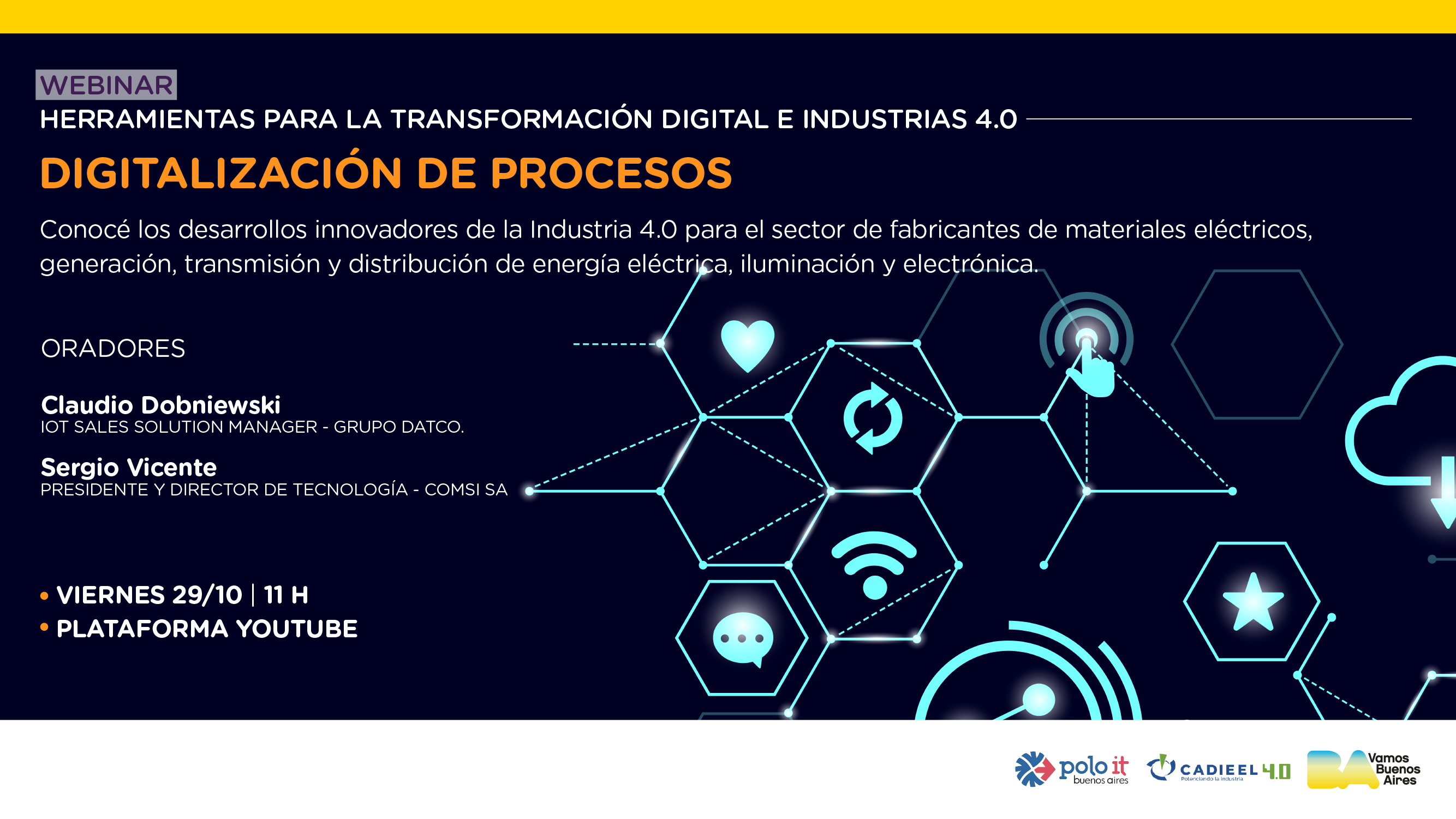 Llega el segundo encuentro de Herramientas para la Transformación Digital e Industrias 4.0