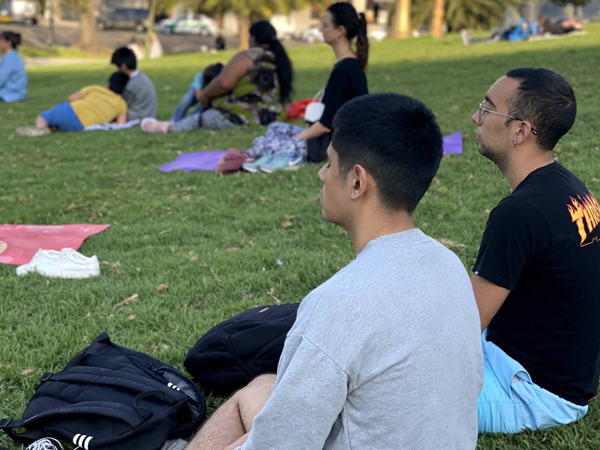 Mindfulness en Plaza San Martín