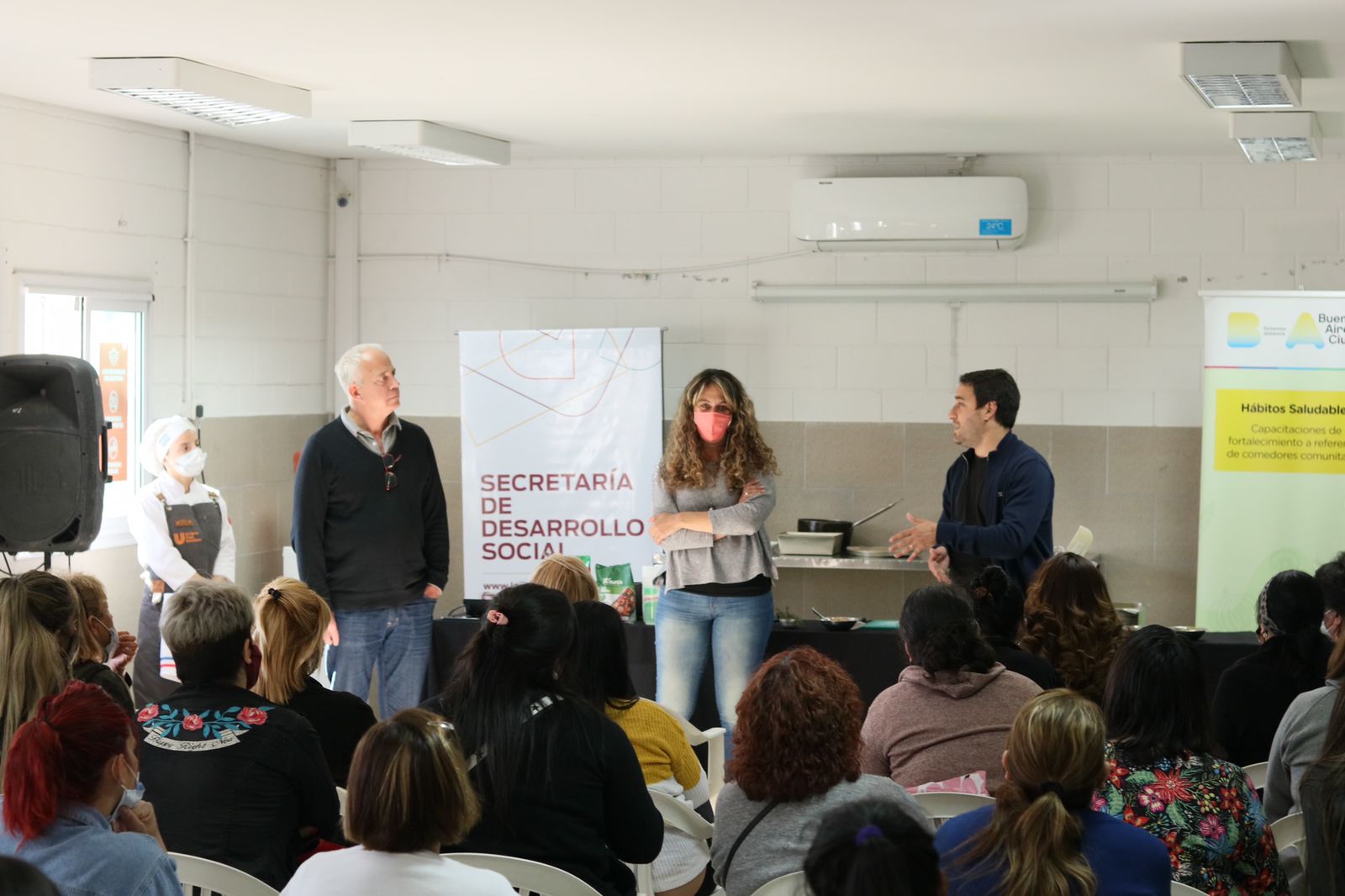 El Gobierno de la Ciudad continúa capacitando referentes de comedores