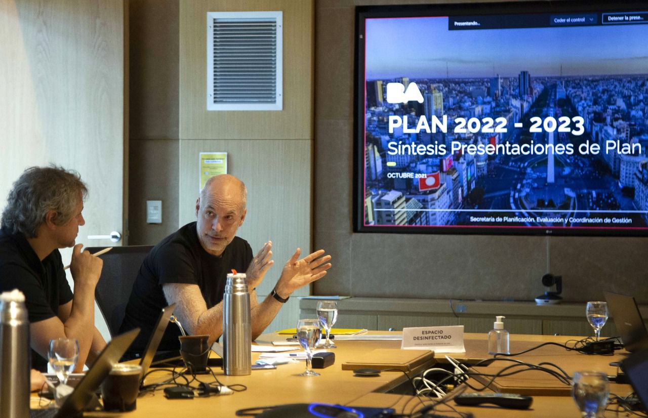 Rodríguez Larreta encabezó una reunión sobre el Plan 2023 para seguir transformando la Ciudad post pandemia