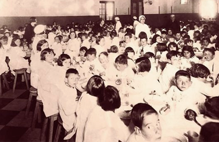 Los inicios de los comedores escolares
