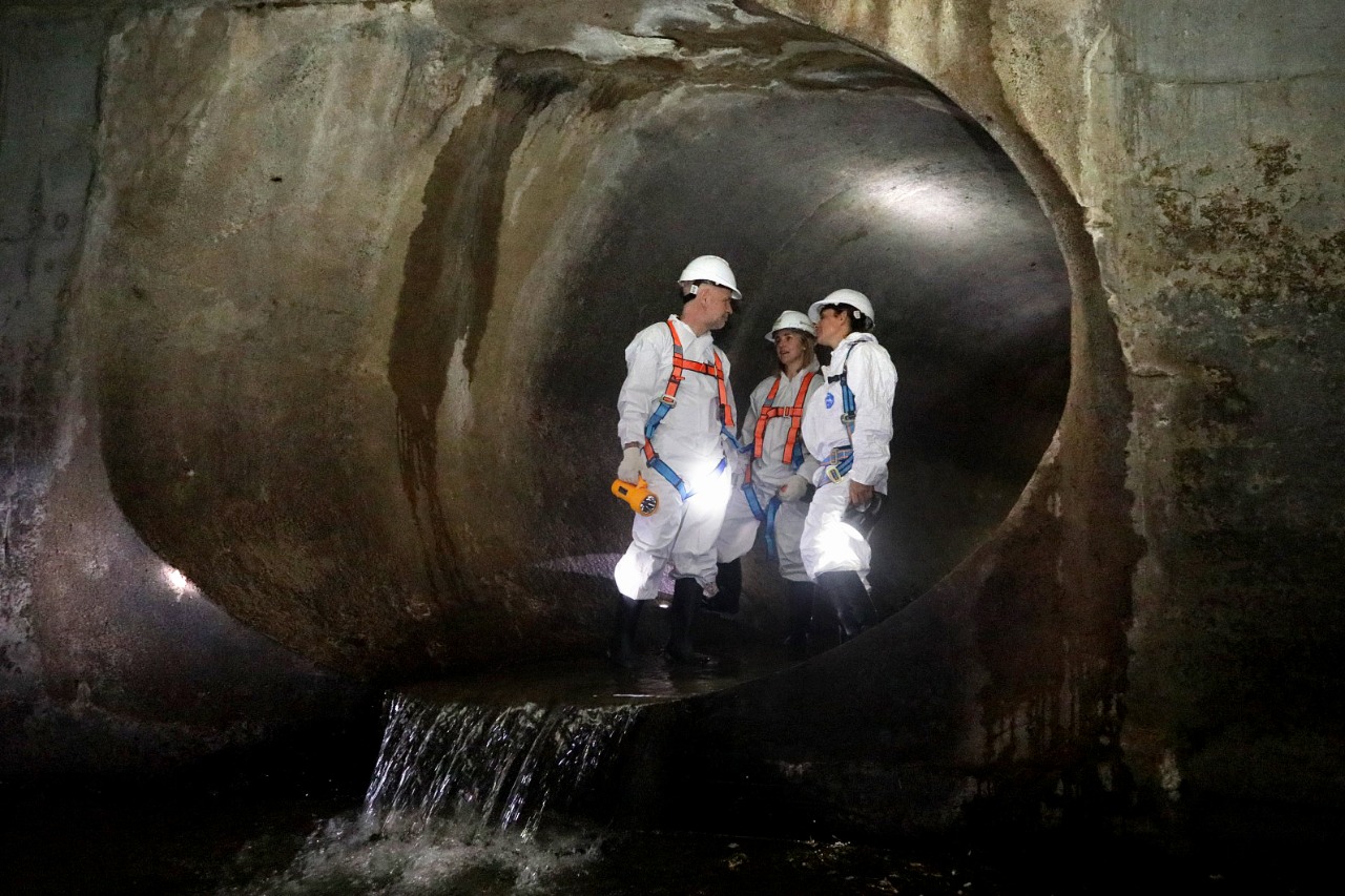 Rodríguez Larreta recorrió el pluvial de Honorio Pueyrredón en Villa Crespo