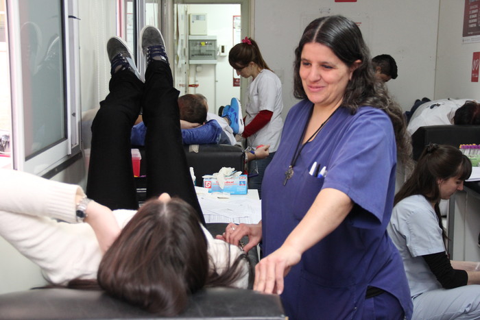 Donación voluntaria de sangre, con cita en Parque Patricios