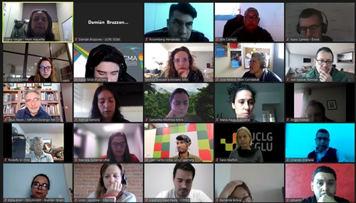 La UCPE coorganizó taller con CGLU, FLACMA, Mercociudades y CIDEU