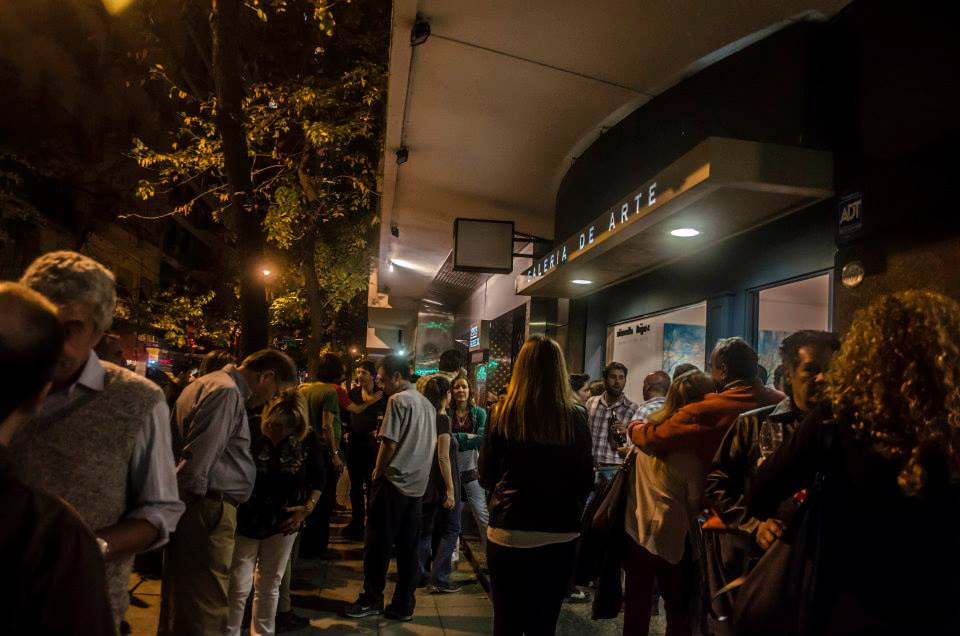 La Noche de las Galerías en el barrio de Retiro