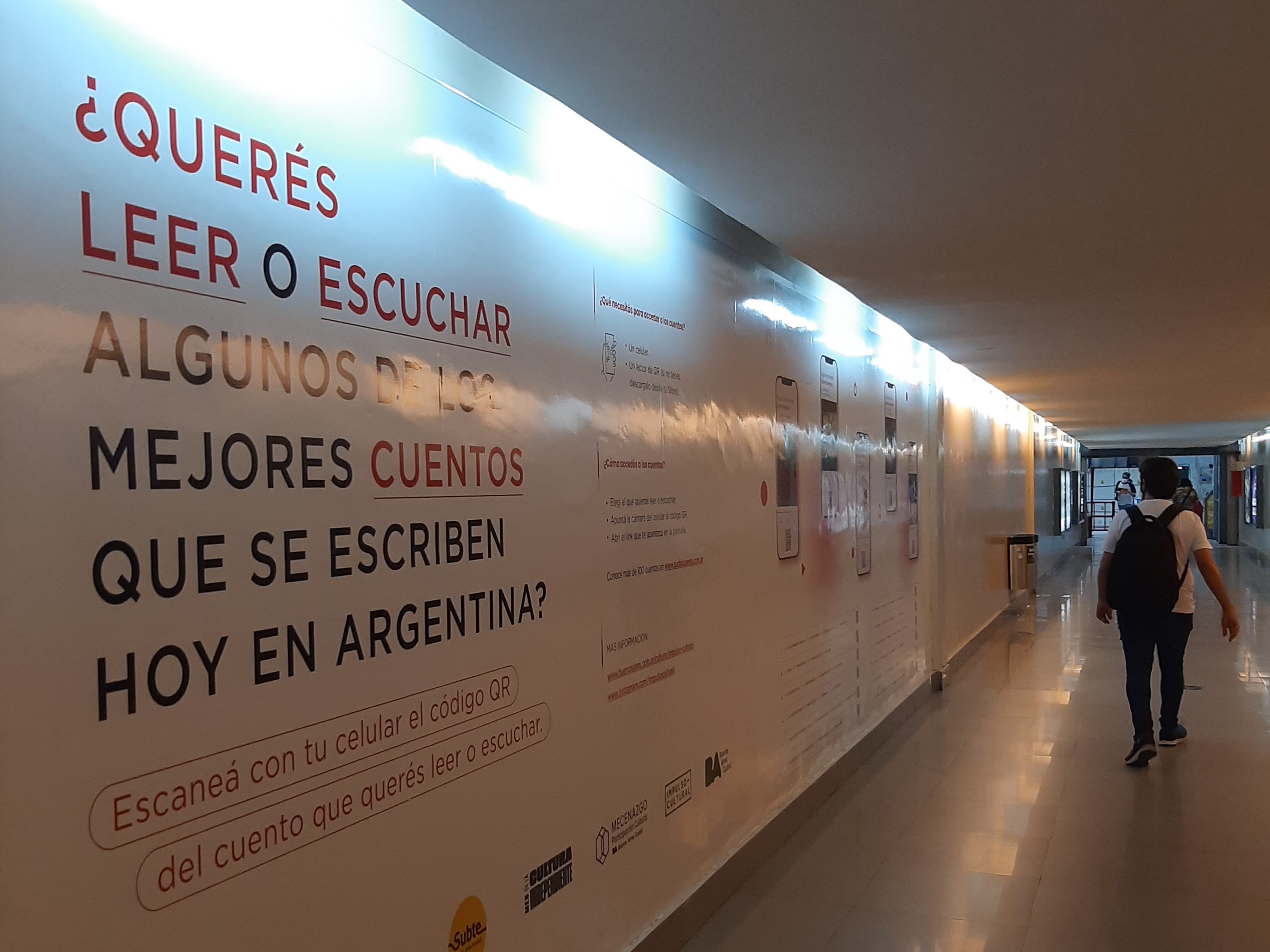 Audiocuentos en el subte