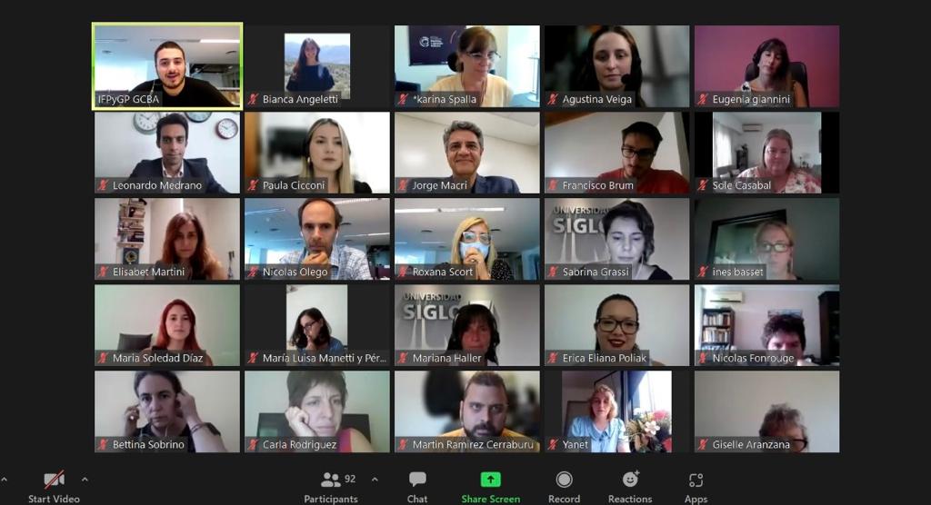 Inician su capacitación 120 alumnos becados por el Instituto de Formación Política y Gestión Pública y la Universidad Siglo 21 