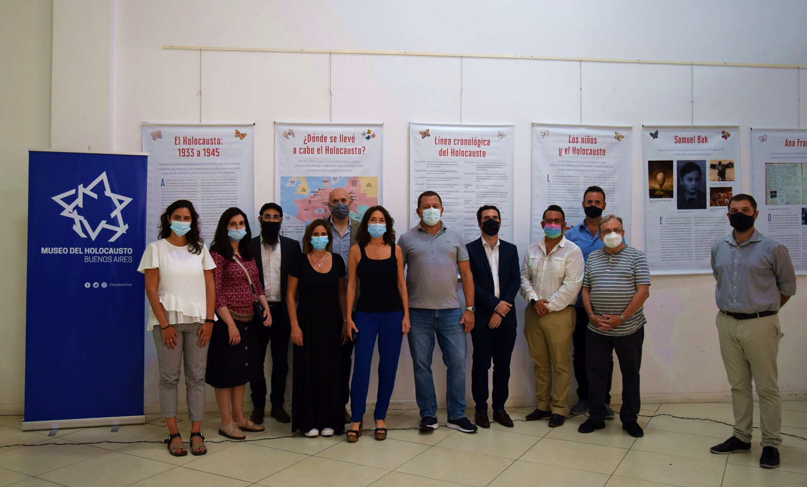 Se inauguró la muestra itinerante “Proyecto Mariposa. Recordando a los niños del Holocausto”