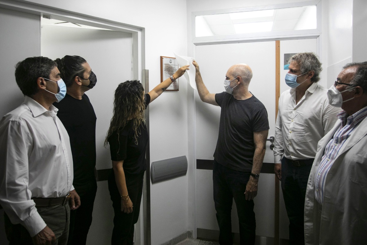 Horacio Rodríguez Larreta inauguró un tomógrafo en el Hospital Zubizarreta