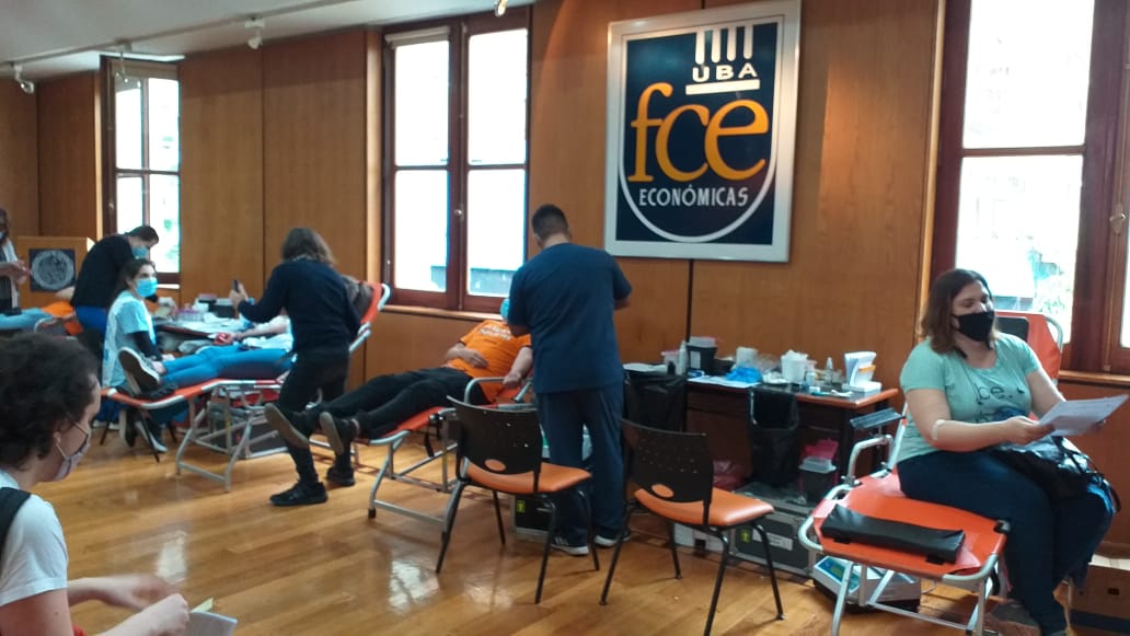 Donación de sangre en febrero