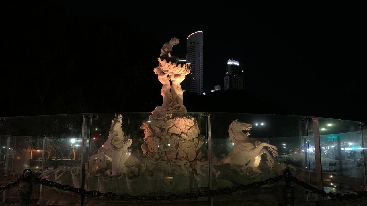 Renovación de la fuente de Las Nereidas