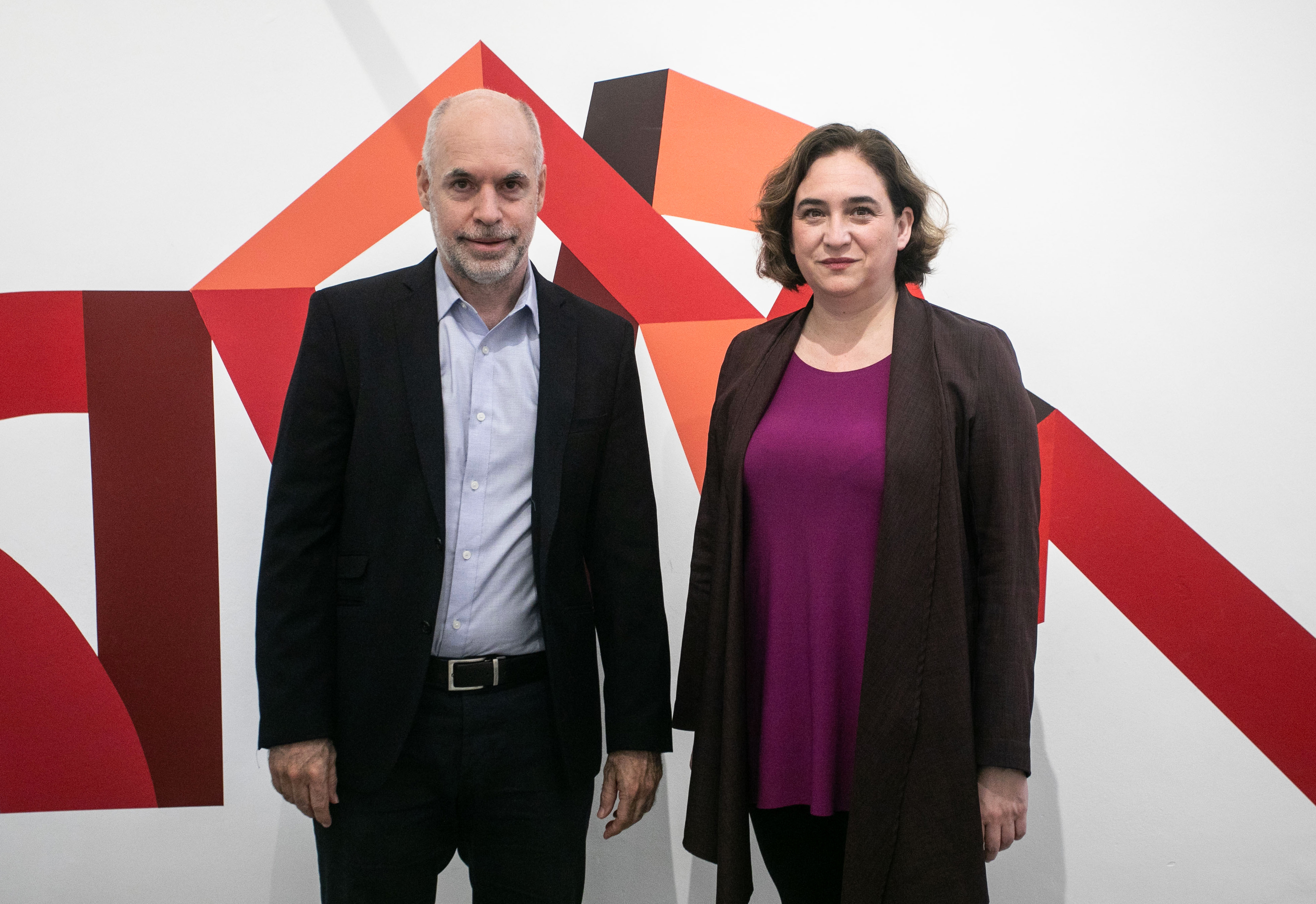 Rodríguez Larreta recibió a Ada Colau, alcaldesa de Barcelona