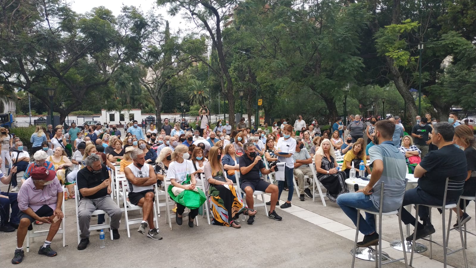 Reunión en Belgrano con Jorge Macri