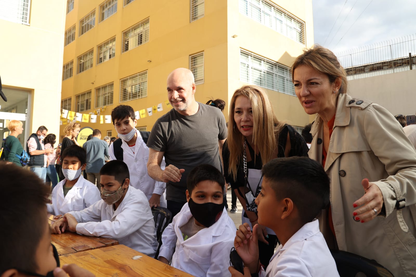 Rodríguez Larreta inauguró una escuela en Mataderos