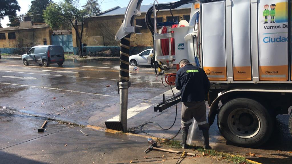 Operativo de la Ciudad ante las fuertes tormentas