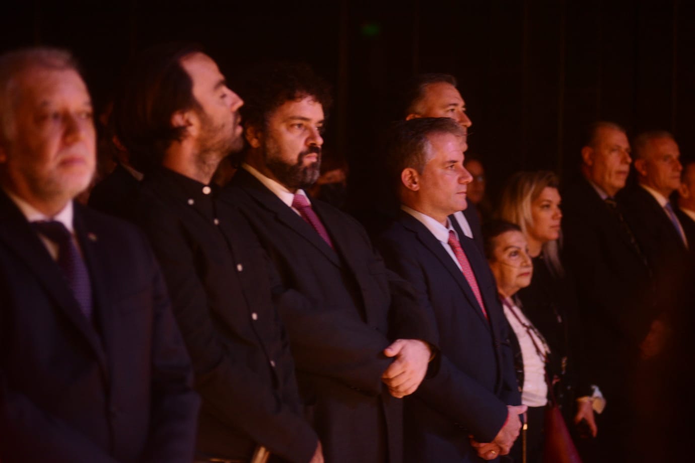 D'Alessandro y Berard participaron del acto por el Día del Holocausto