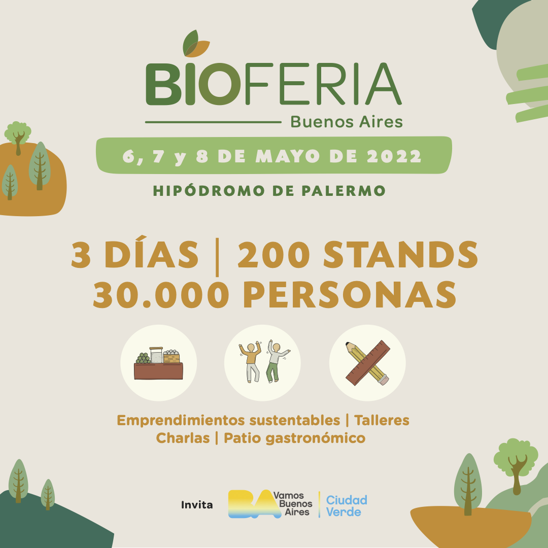 Canjeá tus botellas de amor por entradas para la Bioferia en los puntos verdes