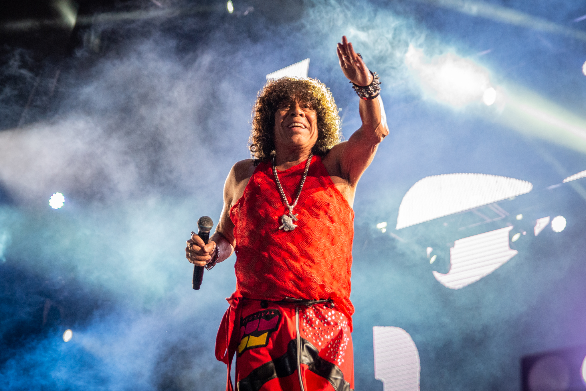 La Mona Jiménez en el Obelisco